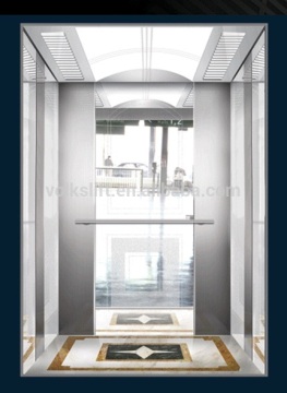 Full mirror real cabin wall passenger business elevator