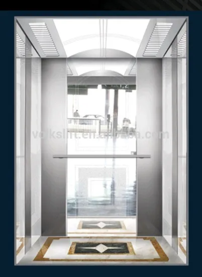 Full mirror real cabin wall passenger business elevator