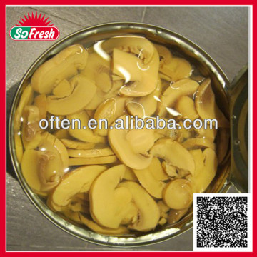 Chinese Organic Sliced Mushroom Canned Food Slice Canned Mushroom