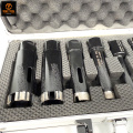 Kit de perforación de núcleo de diamante M14 7 núcleos cortado de hotón seco con estuche de transporte