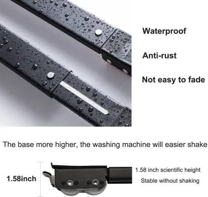 Movable Adjustable Refrigerator Base Mobile Trolley Bracket