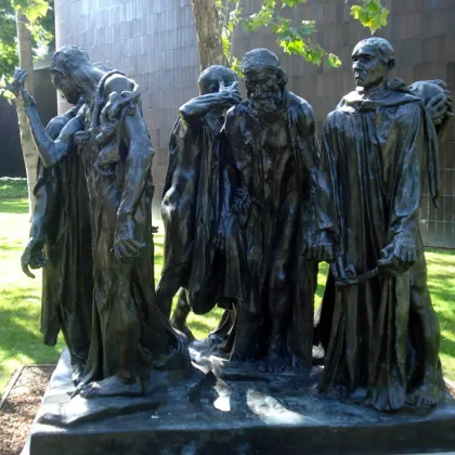 Metal bronze monument sculptures sacred sacred statues