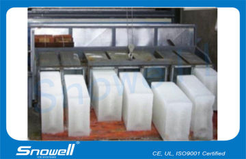 Szb-1t Block Ice Machine Evaporator For Seafood Process , Ice Freezing Time 4 - 8 Hours