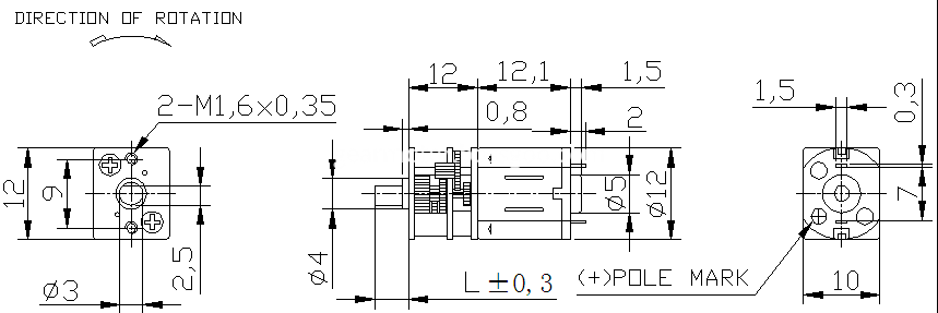 N10A gear motor 