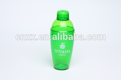 Sedex Audited Factory 200ml/ 350ml/400ml/550ml/700mlPlastic Cocktail Shaker