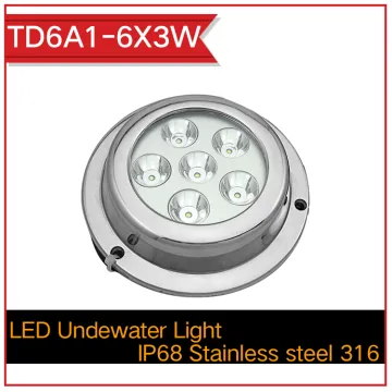 China First Supplier 18w 9w rgb led underwater yacht light boat drain