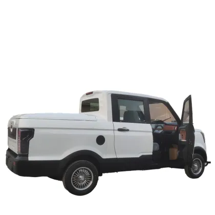 China Electric Car 2023 New Rear Drive Pickup Double Row Electric Pickup