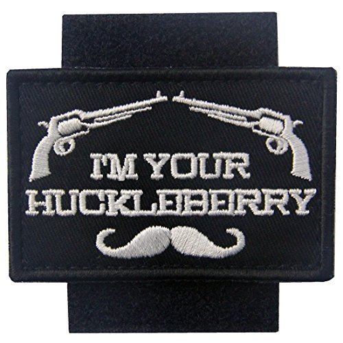 Esercito tattico con toppe militari ricamate Huckleberry