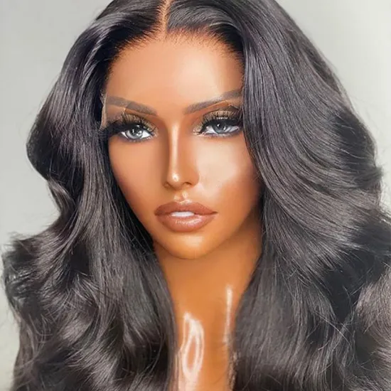 Wholesale Raw Virgin Natural Human Hair Wigs Brazilian Body Wave Hd Lace Wigs