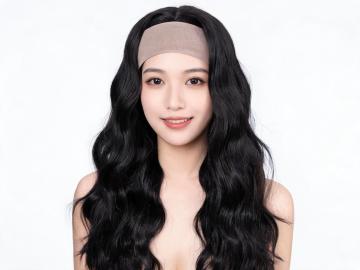 Glueless Human Hair Headband Wig