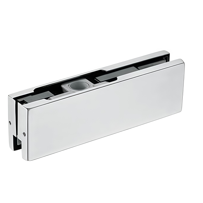 Верхняя накладка з нержавеючай сталі для шкляных дзвярэй