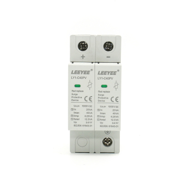 1000V solar PV 2pole DC Surge Protector SPD
