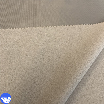 tissu polyester super poly brossé pour une doublure uniforme