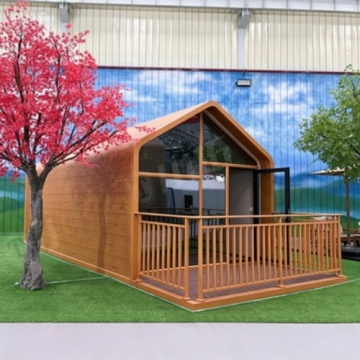 Portable Wooden Cabin Retreat with Compact Design