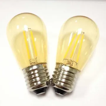 holiday lamp S14 amber glass led filament bulb