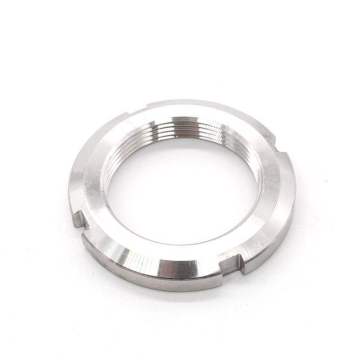 Wholesale Stainless Steel DIN 981 Rolling Bearing Lock Slotted Round Nut Locking Stop Slotted Threaded Round Nut