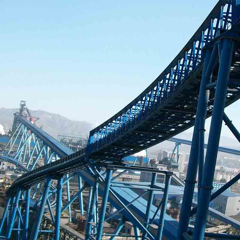 Boiler coal supply pipe belt machine