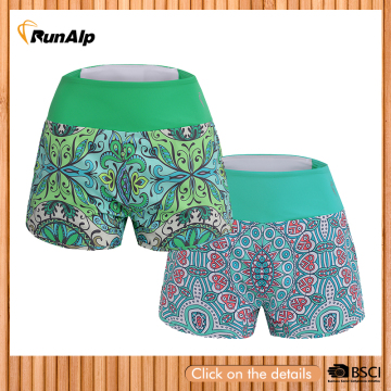 women colorful digital printed shorts
