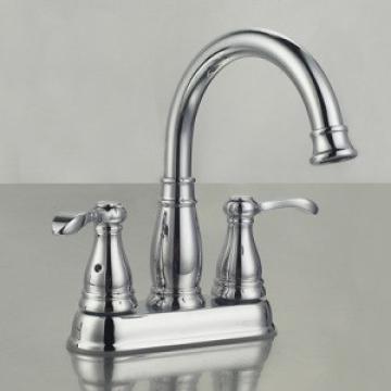 4\" Basin Mixer / Bathroom faucet  with two handle with Chrome plated