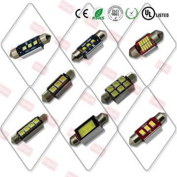 Car lamp led t10 canbus,w5w led car, super 31mm 36mm 39mm 42mm c5w festoon light led canbus