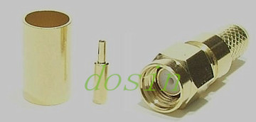 Rpsma Plug Reverse Polarity Type Gold Plated Crimp Cable H155