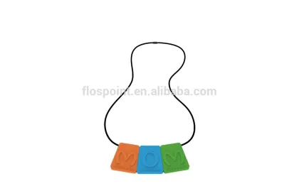 Perfect Design Mom Care Products Nursing Baby Teether Necklace For Mom Wear Gifts