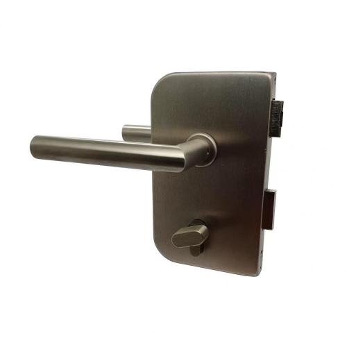 SUS304 Edelstahlabdeckungen mit Satin -Finish, Inner Lock -Hülle mit Aluminium -Montageplatte