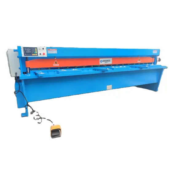 Factory Direct Electric Shearing Machine with MD 11 System for Sheet Metal Cutting