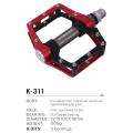 Pedal แบบลื่น 9/16 Patts Pedals ไต้หวันเหยียบแบนอลูมิเนียม CNC สองสี