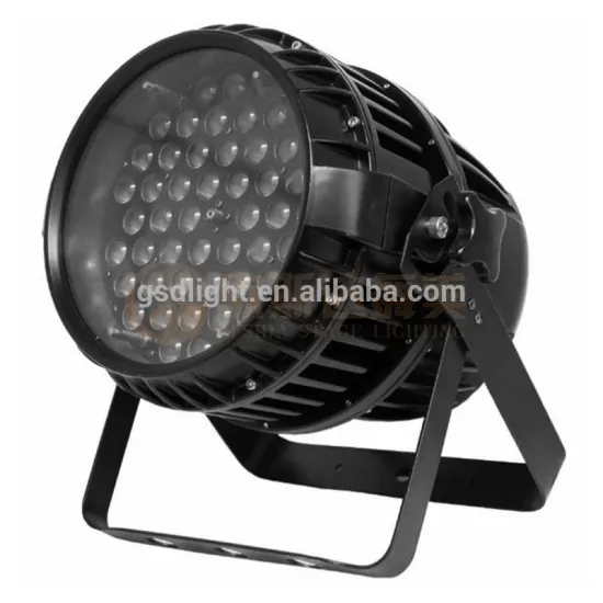 1 year warranty 54pcs led zoom par light, waterproof outdoor stage light