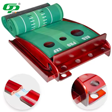 Golf Putting Mat with Two Holes for Practice