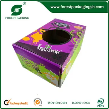 CUSTOMIZED CORRUGATED BOX WITH WINDOW