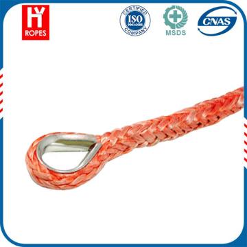 HYropes halyard winch rope/ 10mm kevlar winch rope/ 4mm braid winch rope