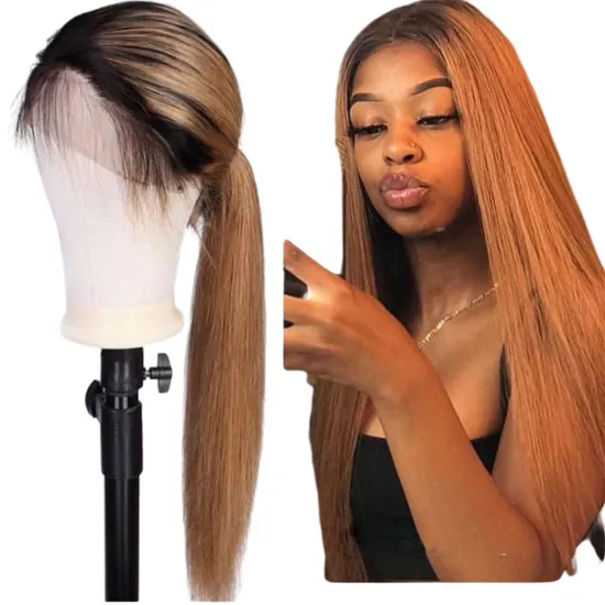 Wholesale 1B27 Blonde HD Full HD Lace Frontal Closure 100%Human Hair Wig Mink Brazilian Cuticle Aligned Pre Plucked Lace Wigs