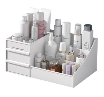 Chisheng Large Capacity Makeup Organizer with Storage Drawers