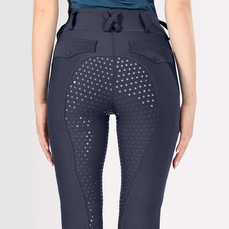 custom dot silicone riding leggings