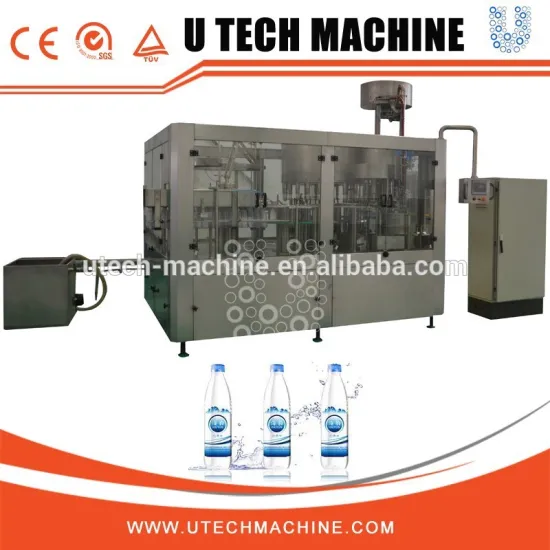 High quality Automatic Pure/Mineral Bottle Water Filling Machine with 2015 New Tech
