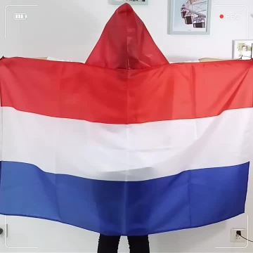 Polyester 3x5ft Printed Luxembourg Cape Body Flag