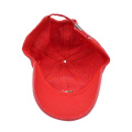 Gorras de béisbol de mezclilla de mezclilla lavada roja