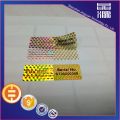 Honeycomb pattern security labels customized sticker