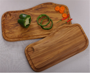 Olive Wood Chopping Board With Groove And Well