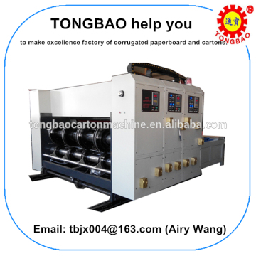 TB480 2 color flexographic printing machine for corrugated cardboard carton box