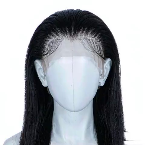 Silky Straight Lace Front Wig HD Transparent Lace