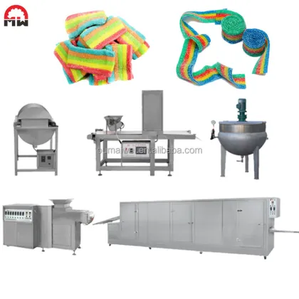 Factory Price Rainbow Sour Belt Candy Extruder Machine