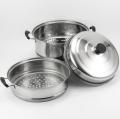 3 Lapisan Steamer Pot Stainless Steel dengan Tutup