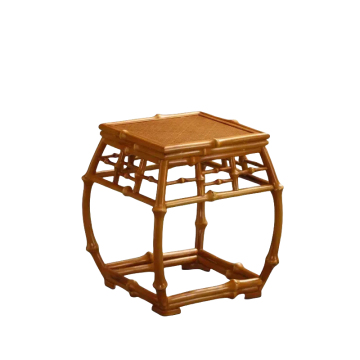 Simplicity and Strength: Qiongzhu Bamboo Drum Stool for Outdoor Terraces and Courtyards