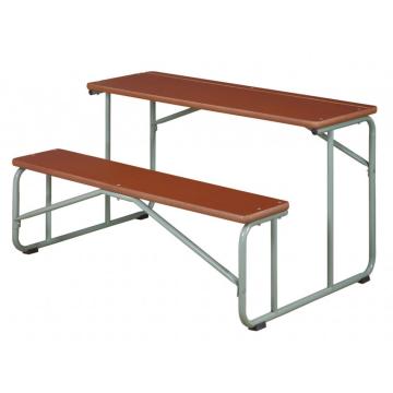 School detachable students double desks and chairs