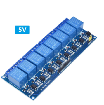 Module de relais de canal 5V / 12V 1-8 avec optocoupleur pour Arduino (en stock)