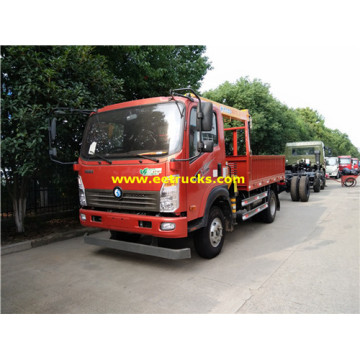 DFAC 4x2 4ton Crane Trucks