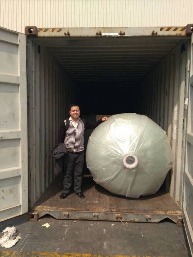 Myanmar customer buy frp tank